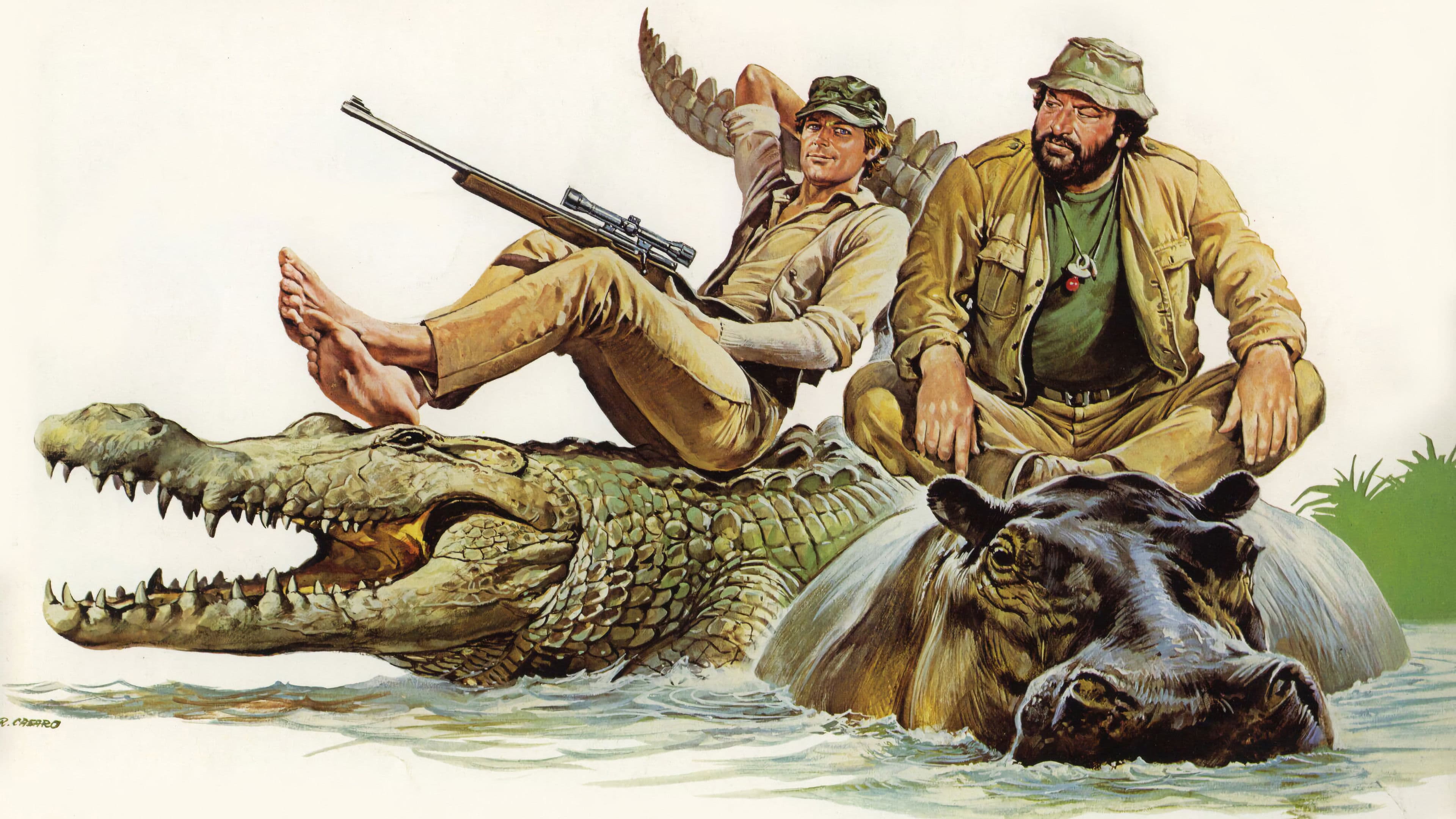 Vi holder med flodhestene